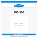 Bobrick 700-360 Control, Autopilot 115V
