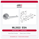 Corbin Russwin ML2022 ESA Store Door Mortise Lockset | Grade 1 Commercial