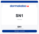 Dorma SN1 Thru Bolt Pack | 8900 Series | 1-3/4 in Door | Finish 689