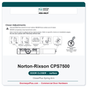 Norton CPS7500 Surface Door Closer | CloserPlus Spring Parallel Arm | 689