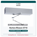 Norton 5710 Low Energy Door Operator | Pull Side | 5700 Series | Finish 689