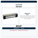 Securitron M32F Magnalock 600 lb | Face drilled