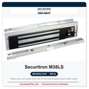Securitron M38LS Magnalock 600 lb | LED, Senstat