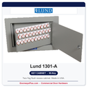 Lund 1301-A Flush Recess Key Cabinet | 90-Key Two-Tag | Made in USA