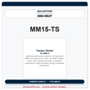 Securitron MM15-TS Tamper Shield for MM15 MEMLOCK Magnetic Lock