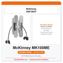 McKinney MK100ME QC12 6-1/4 in x 1-1/16 in Electrified Concealed Invisible Full Mortise Hinge