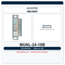 Securitron MUNL-24-10B UnLatch Electric Strike for Mortise Locks - 24 VDC, Fail Secure, Oil Rubbed Bronze