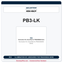 Securitron PB3-LK Illumination Kit - Green/Red, for the PB3E and EEB3N