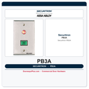 Securitron PB3A Push Button - 3/4 in Rectangle, Illuminated, Alternate, Single Gang