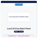 Lund 33-Core Back Panel