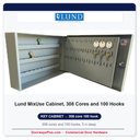 Lund MixUse Cabinet, 308 Cores and 100 Hooks